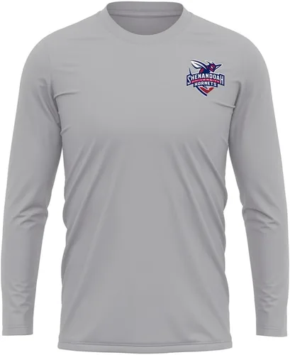 Miniatura 378 de Camisa deportiva de manga larga oficial de la NCAA Collegiate para hombre, con logotipo en el pecho izquierdo, colección Athletic Heather