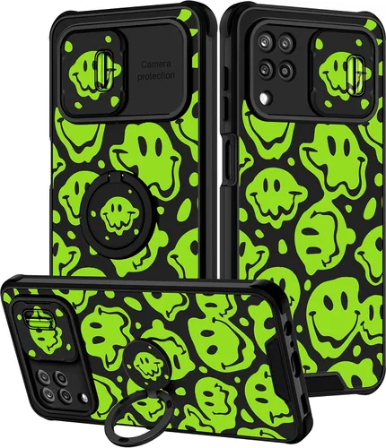 Miniatura 163 de Funda 2 en 1 para Samsung Galaxy Note 10 Plus con diseño de calavera para teléfono con diseño de esqueleto para yoga, fantasma, horror, con cubierta