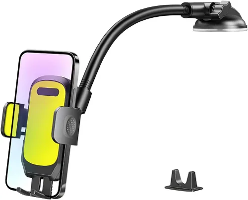 Miniatura 8 de Soporte para teléfono de automóvil, cuello de cisne para salpicadero de vehículo, parabrisas, ventilación de aire, soporte para teléfonos