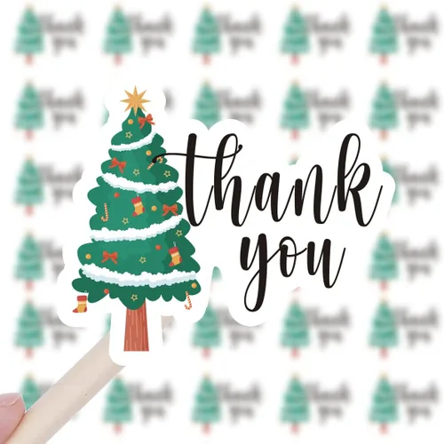 Miniatura 7 de Wailozco 200 calcomanías de gnomo de Feliz Navidad para sobres de pequeñas empresas, paquetes, productos hechos a mano, bolsas, bonitos sellos