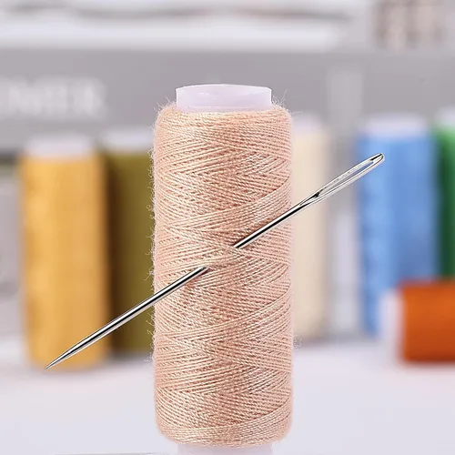 Miniatura 6 de Mr. Pen - Agujas de ojo grande para coser a mano, 50 piezas, tamaños variados con tubo de almacenamiento de madera, agujas de coser, agujas grandes