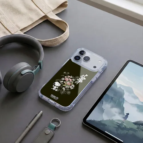 Miniatura 25 de Carcasa de gel para iPhone 7 Plus/iPhone 8 Plus, diseño de Snoopy Oriental de Peanuts, Badges