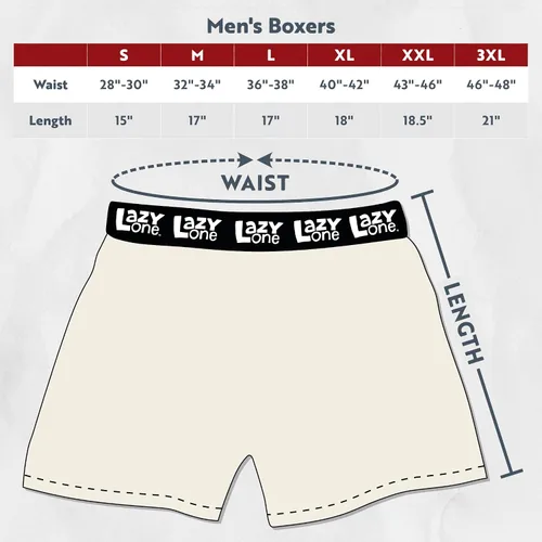 Miniatura 7 de Lazy One Divertidos boxers de animales, novedosos bóxers, ropa interior humorística, regalos de broma para hombres, divertidos boxeadores de oso