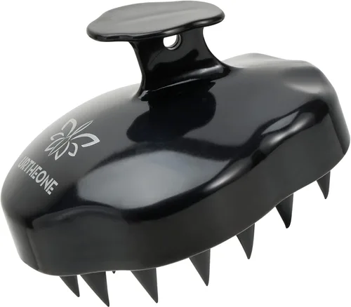 Miniatura 8 de URTHEONE Masajeador de Cuero Cabelludo Cepillo de Champú, Cepillo de Cabello de Silicona Suave para Cabello Húmedo, Seco, Graso, Rizado, Liso, Verde