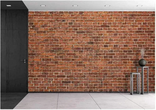 Miniatura 24 de wall26 - Paneles horizontales con patrón de ladrillo gris suave - Mural de pared, papel tapiz extraíble, decoración del hogar - 66x96 pulgadas