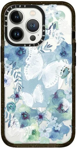 Miniatura 330 de Funda Impact de CASETiFY para iPhone 13 Pro Max con Magsafe - Estuche Claro Cuento de Invierno - Claro Negro Estuche transparente Winter Tale