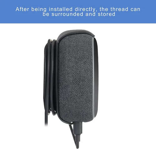 Miniatura 4 de Soporte de pared para 3ª generación, accesorios que ahorran espacio, gestión de cables integrada para altavoces inteligentes Dot (3ª generación)