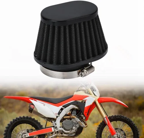 Miniatura 7 de Filtro de admisión de aire frío de 2", para Filtro de aire para motocicleta 51mm / 2" Filtro de aire de hongo - Negro