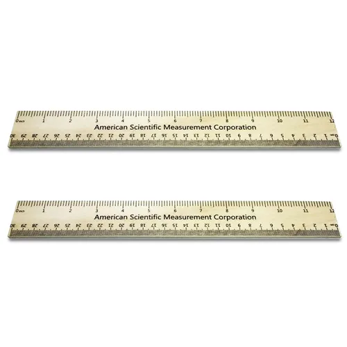 Miniatura 8 de Regla de truco, 2 piezas, broma de mejora de tamaño, 33% más grande, madera, 9 pulgadas