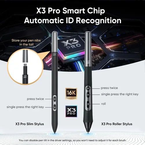 Miniatura 4 de XPPen Tableta de Dibujo 4K UHD Artist Pro 19 Gen2 con Pantalla, Tableta Gráfica 156% sRGB con Monitor de Dibujo Antirreflejo de 1.07 Mil Millones