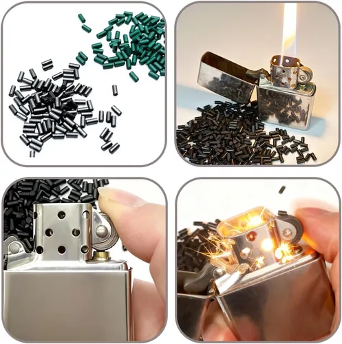 Miniatura 6 de 100 repuestos de pedernal para encendedores, accesorios universales para encendedores, se adapta a cremallera y a la mayoría de encendedores, rango