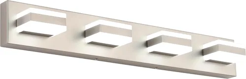 Miniatura 24 de SOLFART Luces de tocador de baño negras regulables LED modernas sobre el espejo, iluminación de baño negra para la pared del baño S8568 (5 luces)