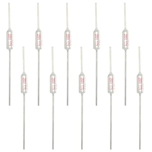 Miniatura 22 de Fielect Fusibles Térmicos 212.0 °F Corteos Térmicos Fusible Circuito de Corte Temperatura Fusible Térmico 250V 10A