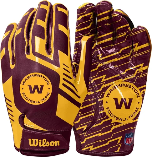 Miniatura 5 de Wilson NFL - Guantes de fútbol americano con ajuste elástico, tallas para jóvenes y adultos