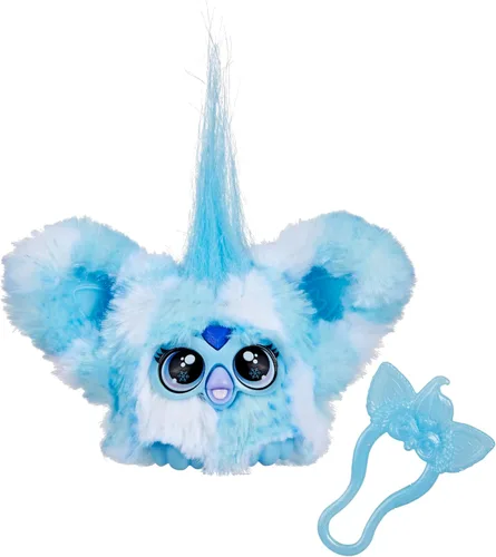 Miniatura 13 de Furby Furblets Bam-Boo Mini Friend, juguetes de peluche electrónicos para niñas y niños, panda, blanco y negro, habla furbish y reproduce música