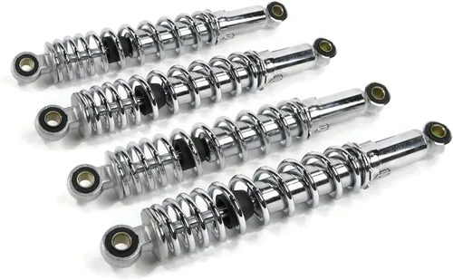 The ROP Shop Juego de 4 amortiguadores ajustables de 3 vías de 12 pulgadas para motos de cross y vehículos todoterreno ligeros