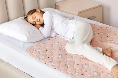Miniatura 18 de Lynmark 2 protectores de colchón para entrenamiento de orina para niños, tapete impermeable para entrenamiento de inodoro, antideslizante, lavable