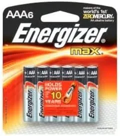 Miniatura 2 de Energizer 06473 - Pila AAA de 1,5 voltios MAX (6 unidades) (E92BPF-6)