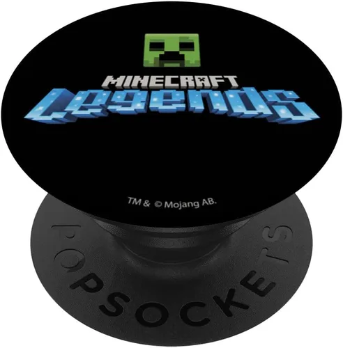 Miniatura 6 de Minecraft Legends Creeper Head - Logotipo oficial del juego PopSockets MagSafe PopGrip para iPhone