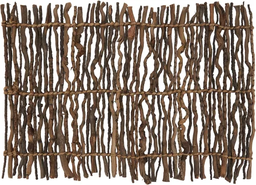 SARO LIFESTYLE Manggar - Manteles individuales tejidos de coco (juego de 4) – Diseño de fibra natural tejida a mano para comedor, entretenimiento y