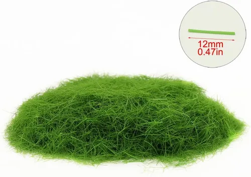 Miniatura 3 de CFA4 4 x 10.1 fl oz mixto 0.472 in césped estático terreno polvo verde hierba falsa jardín miniatura paisaje artificial mesa de arena