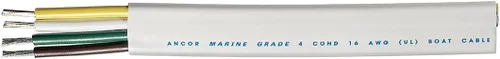 Ancor Cable de barco estañado remolque plano eléctrico de grado marino