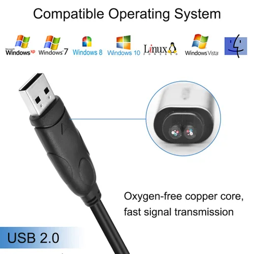 Miniatura 5 de Adaptador PS/2 a USB, cable adaptador de teclado y ratón, PS/2 hembra a USB A macho con chip, 2 cables convertidores 2 en 1 PS-2 a USB 2.0