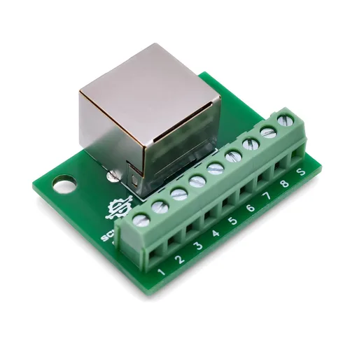 Miniatura 2 de RJ45 Mini Tornillo Terminal Junta de Desconexión