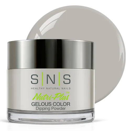 Miniatura 11 de SNS - Polvo de inmersión para uñas, polvo de inmersión de color geloso, Belvedere Lookout (amarillo, crema), color de uñas de larga duración dura 14