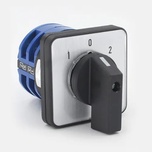 Miniatura 4 de Interruptor selector de cambio universal, interruptor de transferencia de energía, 3 posiciones 8 terminales, LW26-63/2 380V 32A Motor, Generadores