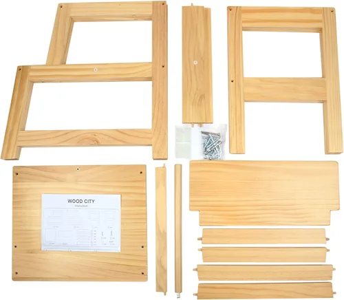 Miniatura 6 de Taburete de cocina para niños pequeños con alfombrilla antideslizante, Taburete de aprendizaje Montessori de madera para niños de Wood City, Torre