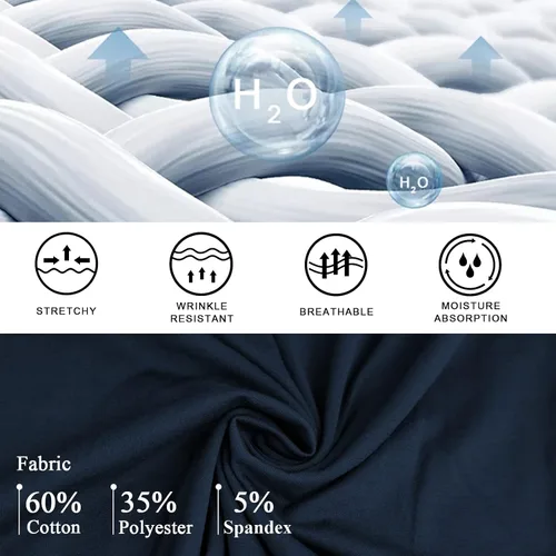 Miniatura 4 de CEHT Camisas polo de manga corta y manga larga de algodón para hombre, camisas polo de golf para hombre, ajuste delgado, tops casuales