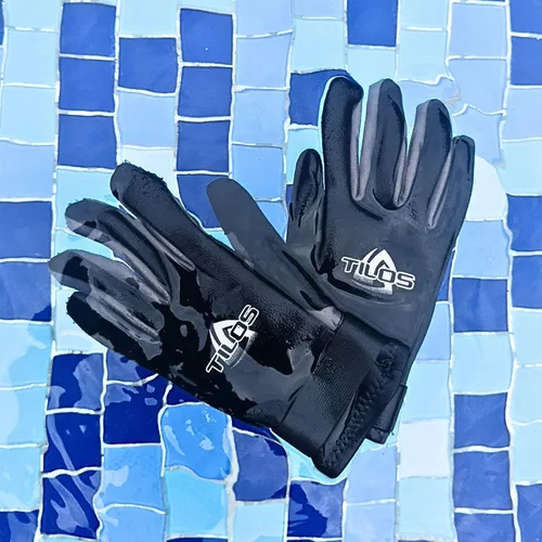 Miniatura 3 de Tilos Guantes de buceo tropical de 0.059 pulgadas con piel Amara para esnórquel, kayak, esquí acuático, vela, buceo, rafting