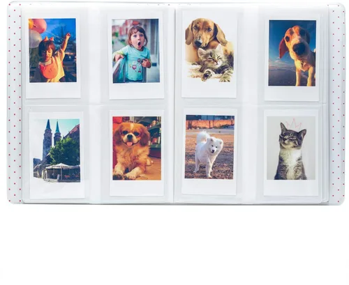 Miniatura 5 de Ablus Mini álbum de fotos de 128 bolsillos, se adapta a Fujifilm Instax Mini 11 Mini 9 Mini 8 Mini 90 Mini 25, Polaroid Snap PIC-300, Kodak Mini Azul