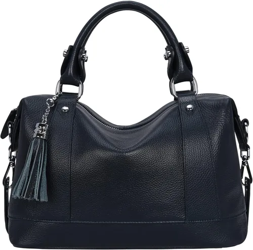 Miniatura 2 de Heshe - Bolsa de hombro de piel para mujer con asa superior bolsa cruzada