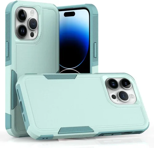 Miniatura 52 de Funda WOGROO para iPhone 8 Plus, iPhone 7 Plus de 5.5 pulgadas, funda protectora para teléfono a prueba de golpes, fuerte y duradera, color negro