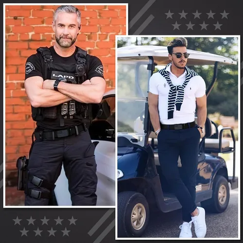 Miniatura 2 de Beltroad Cinturón de la bandera estadounidense para hombre, cinturones de trinquete de nailon negro, decoraciones patrióticas del 4 de julio