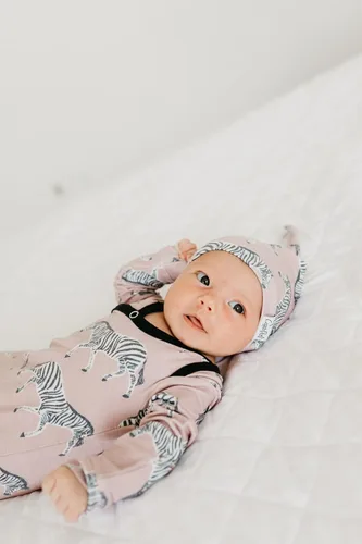 Miniatura 7 de Copper Pearl Baby Beanie Hat Top Knot