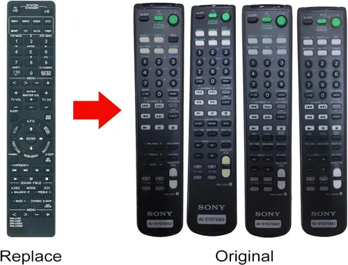 Miniatura 4 de PERFASCIN 4IN1 RM-U185 RM-U306 RM-U306A RM-U306B Nuevo control remoto de repuesto compatible con Sony AV System STR-DE197 STR-DE585 HT-1700D