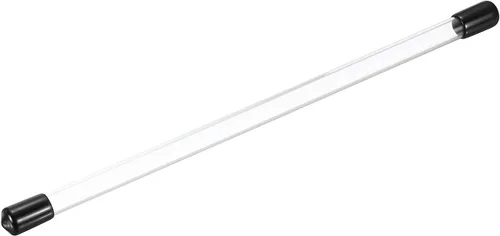 Miniatura 26 de MECCANIXITY Tubo de Almacenamiento Transparente 23x25mm Pequeño Tubo de Plástico Redondo con Tapas Botella Contenedor Rígido 300mm/12 Pulgadas