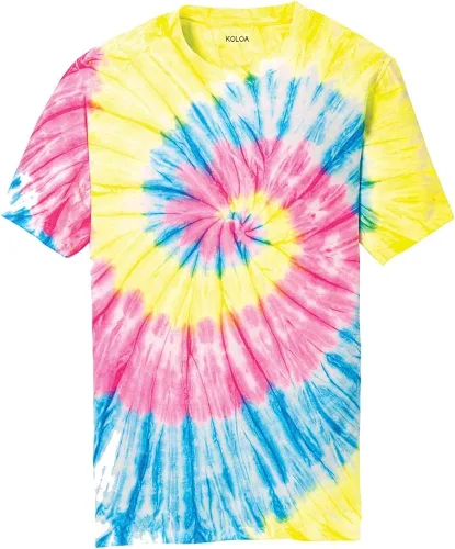 Koloa Surf Company Camisetas coloridas de teñido anudado en 21 colores. Tallas S-4XL