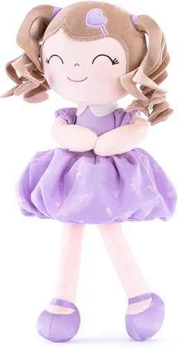 Miniatura 25 de Gloveleya Muñeca bebé niña regalo bailarina felpa suave muñeca púrpura claro Ballet Púrpura01
