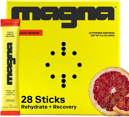 Miniatura 14 de MAGNA Mezcla de bebida en polvo de electrolitos para hidratación, energía y apoyo de concentración con treonato L de magnesio, sodio, potasio