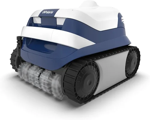 Polaris ERA 820 - Limpiador robótico de piscinas con aspiradora ciclónica, cepillos duales, cable giratorio de 60 pies, recipiente grande,