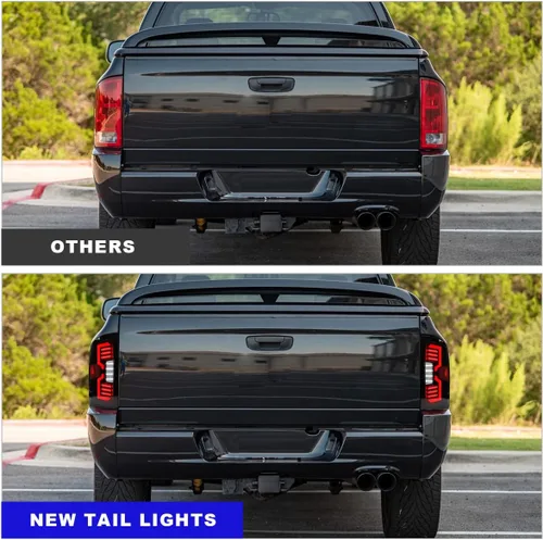 Miniatura 5 de Luces traseras secuenciales LED para camioneta Dodge Ram 1500 2002-2006 y Dodge Ram 2500 / 3500 2003-2006, conjunto completo de luces traseras LED