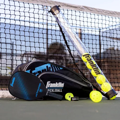 Miniatura 7 de Franklin Sports Juego de paletas y pelotas de pickleball - Raquetas de madera para pickleball + bolas - Activador - Aprobado por USAPA Juego