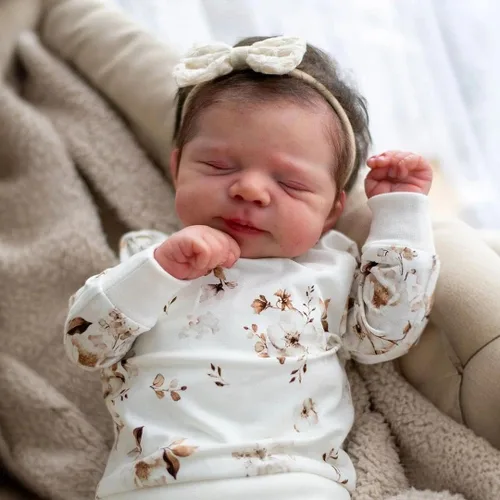 Miniatura 12 de Anano Muñecas Reborn de Bebé de Silicona de Cuerpo Completo - 18 pulgadas Muñeca Realista de Bebé Niña, Muñeca de Bebé de Silicona Completa