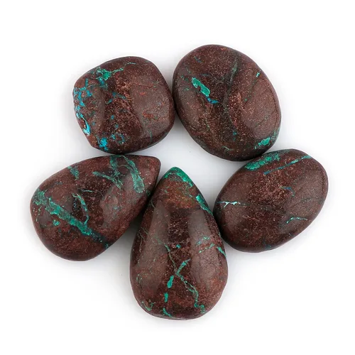 Miniatura 6 de CRYSTALIS Al por mayor 5 piezas de piedra preciosa natural K2 jaspe suelta en bruto, cabujones para hacer joyería, piedras pulidas de chakra