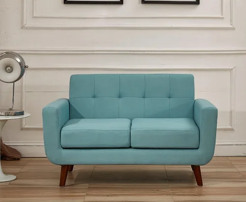 Miniatura 30 de Jenny - Sillón de tela de lino copetudo, cómodo, moderno, tapizado, para sala de lectura, club, bohemio, para sala de estar, dormitorio y espacios