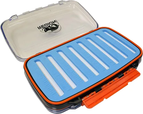 Miniatura 2 de Caja de moscas impermeable de doble cara para ninfas y serpentinas
